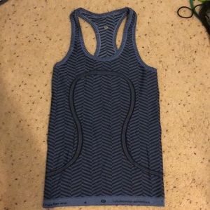 Blue and black Lulu tank